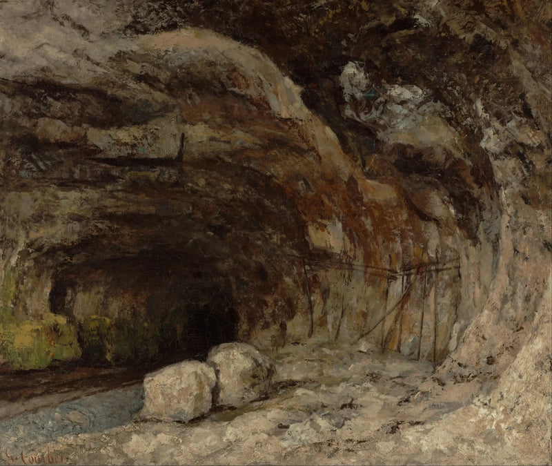 Grot Sarrazine nabij Nans-sous-Sainte-Anne - Gustave Courbet