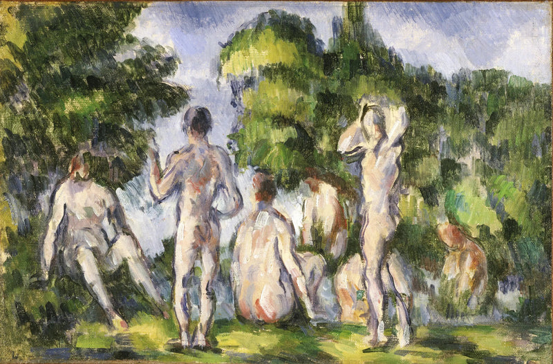 Groep baders - Paul Cézanne