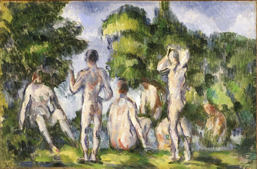 Groep baders - Paul Cézanne