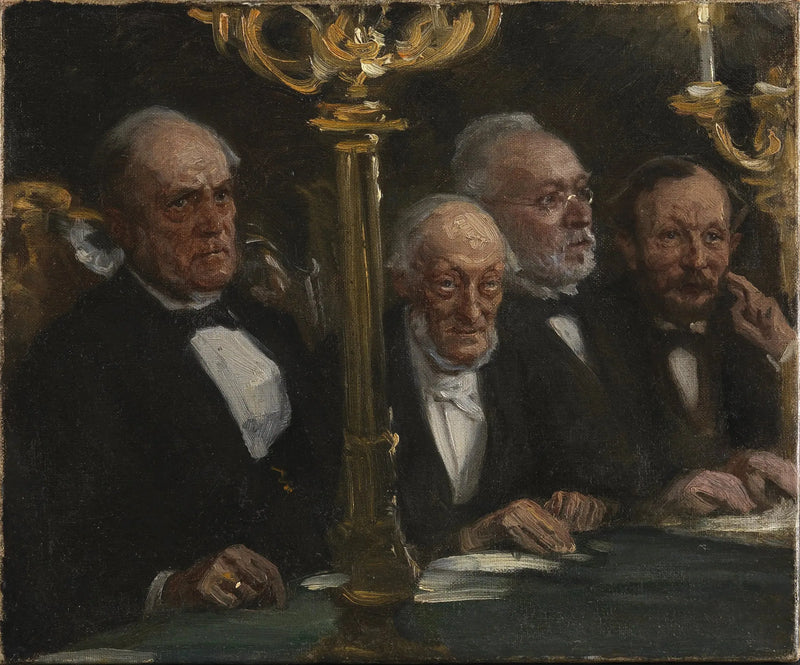 Groep portretten - Peder Severin Krøyer