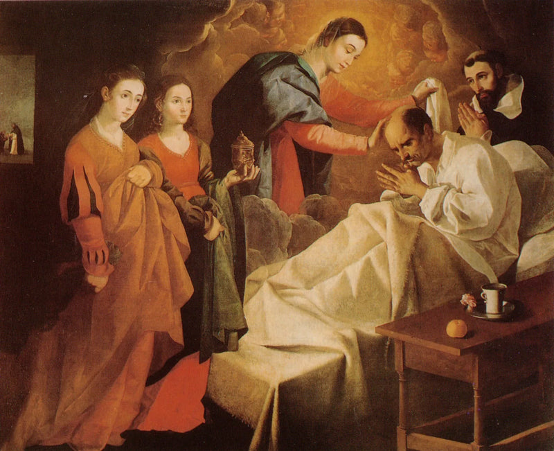 Wonderbaarlijke genezing van de zalige Réginald d'Orléans - Francisco de Zurbarán