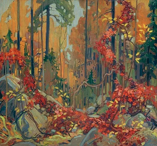 Herfstkrans - Tom Thomson

Source:
Guirlande automnale - Tom Thomson