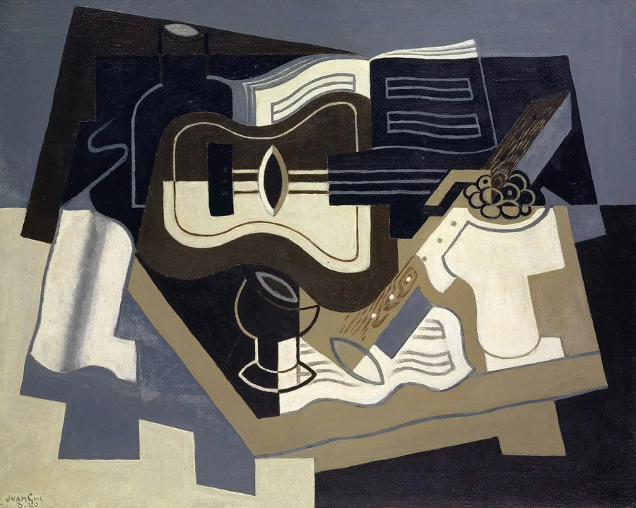 Gitaar en klarinet - Juan Gris
