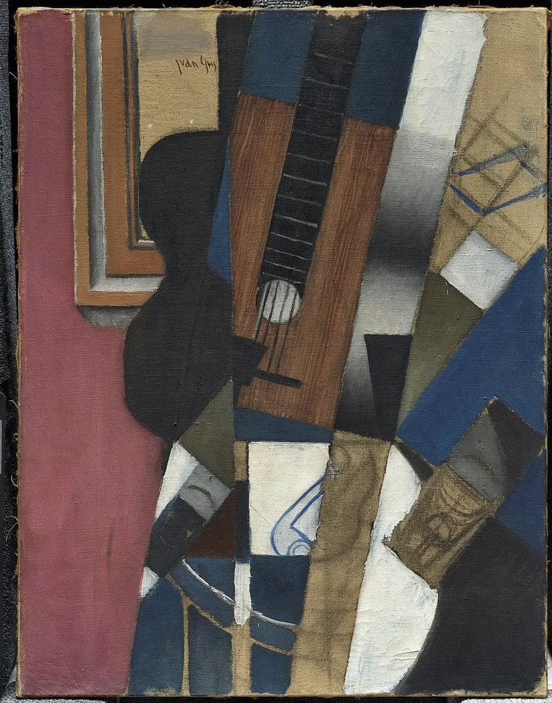 Gitaar en pijpen - Juan Gris
