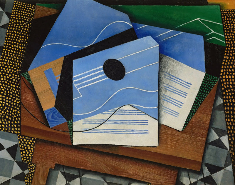 Gitaar op een tafel - Juan Gris