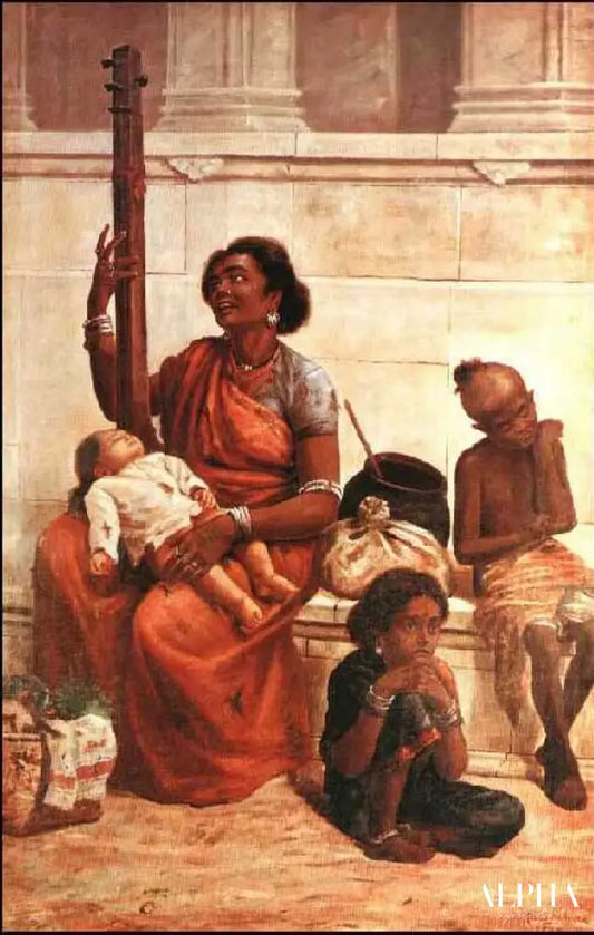 Gypsies - Raja Ravi Varma - Reproductions de tableaux et peintures haut de gamme