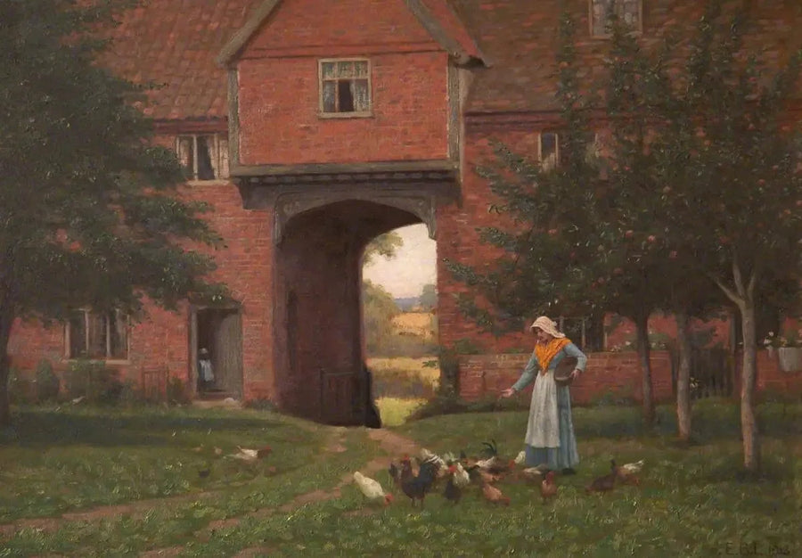Hales Old Hall, Hales Green, nabij Norwich, Norfolk - Edmund Blair Leighton

Source:
Hales Old Hall, Hales Green, près de Norwich, Norfolk - Edmund Blair Leighton