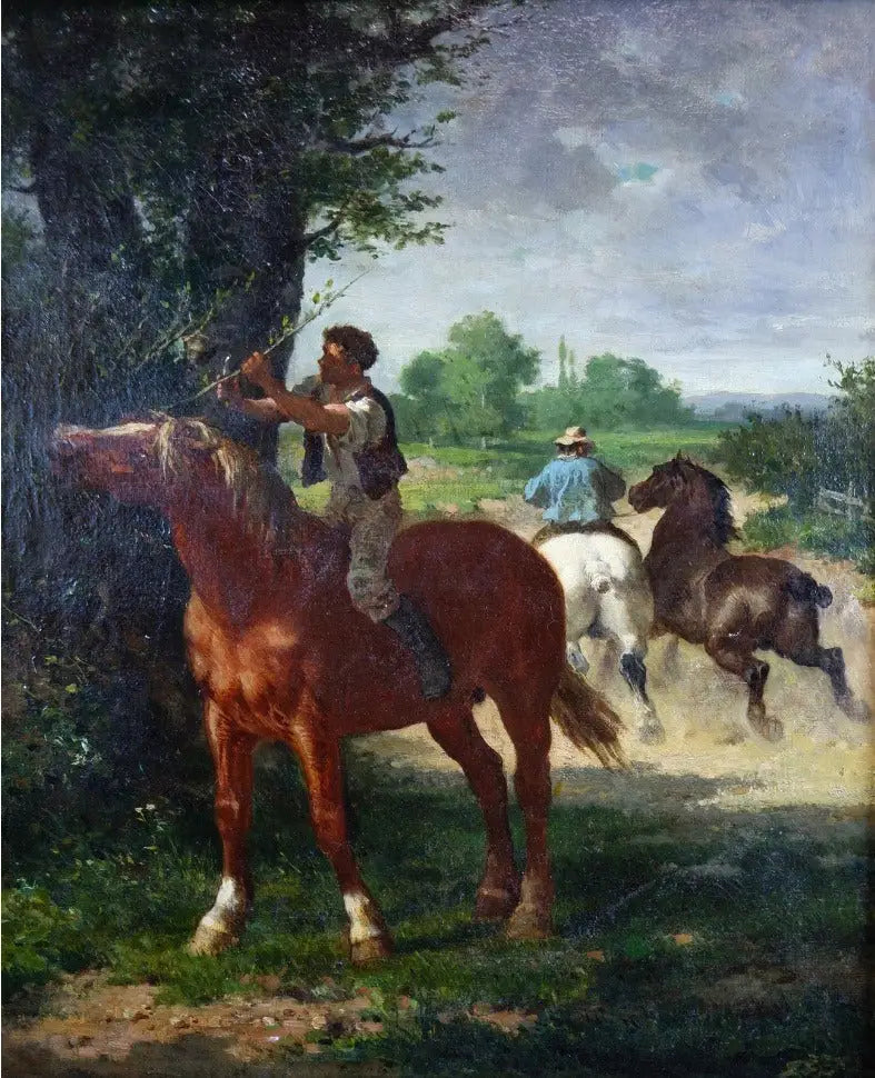 Halte van de ruiter - Rosa Bonheur