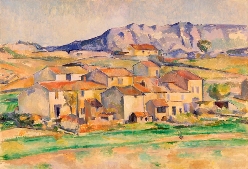 Hameau bij Payennet nabij Gardanne - Paul Cézanne