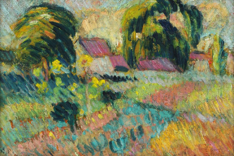 Hameau in de omgeving van Rouen - Robert Antoine Pinchon