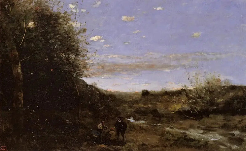 Hamlet en de graaf - Jean-Baptiste Camille Corot