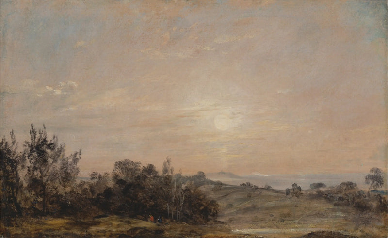 Hampstead Heath in de richting van Harrow - John Constable