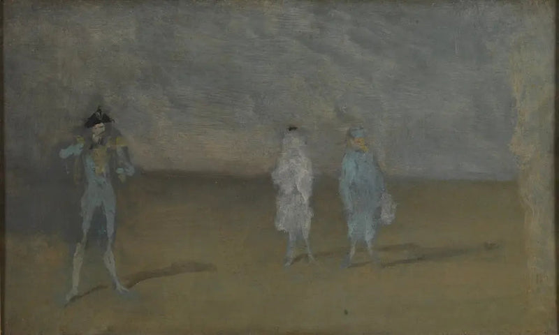 Harmonie in blauw: het duo - James Abbott McNeill Whistler