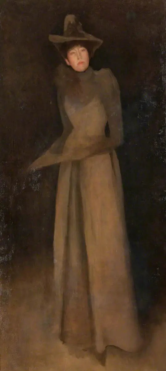 Harmonie in bruin: De vilten hoed rond 1890 - James Abbott McNeill Whistler