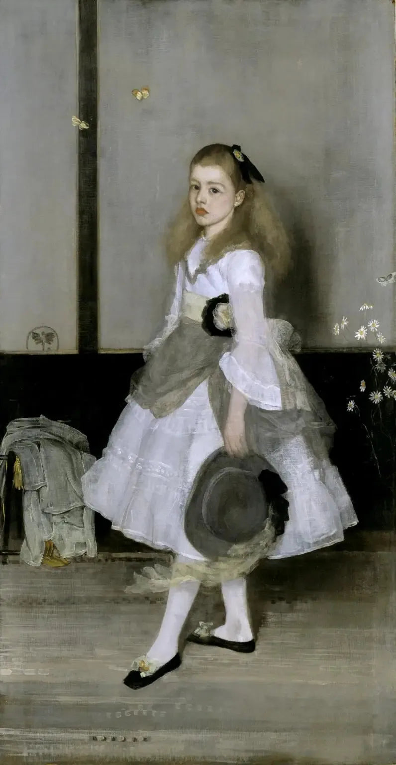 Harmonie in grijs en groen: Miss Cicely Alexander - James Abbott McNeill Whistler