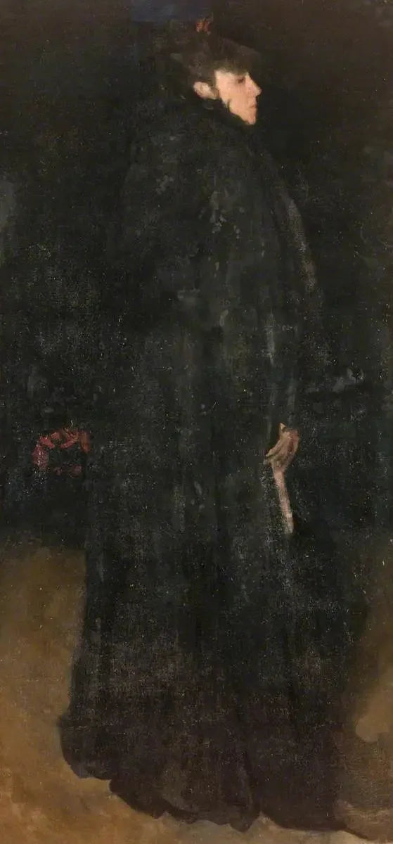 Harmonie in zwart: Miss Ethel Philip - James Abbott McNeill Whistler