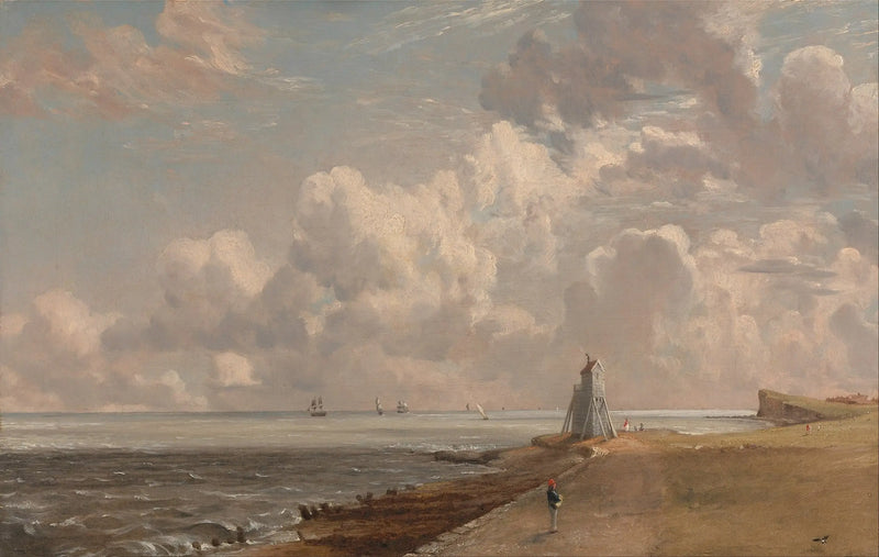 Harwich: de lage vuurtoren en Beacon Hill - John Constable