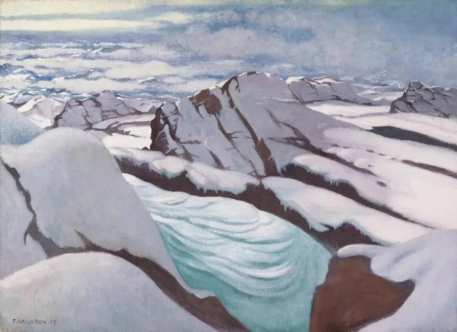 Hoge Alpen, gletsjers en besneeuwde toppen - Félix Vallotton

Source:
Hautes Alpes, glaciers et pics neigeux - Félix Vallotton