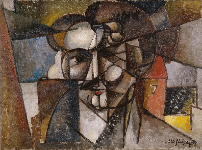 Hoofd in een Landschap - Albert Gleizes
