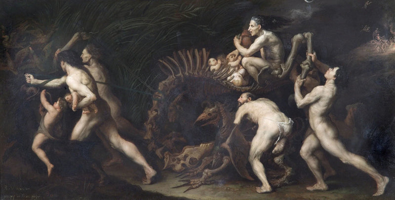 Hécate: Processie naar een heksenbeker - Jusepe de Ribera
