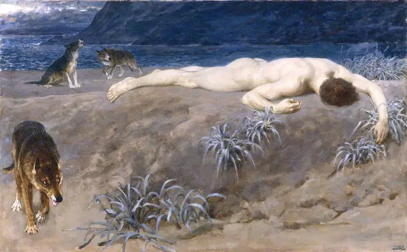 Hector dood - Briton Rivière

Source:
Hector mort - Briton Rivière