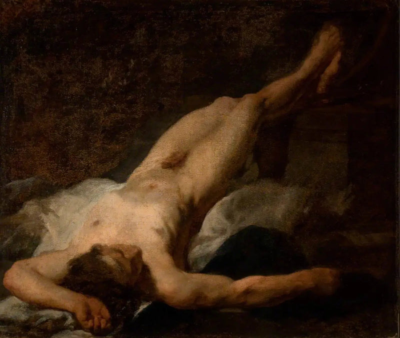 Hector getrokken door Troje - Pierre Subleyras
