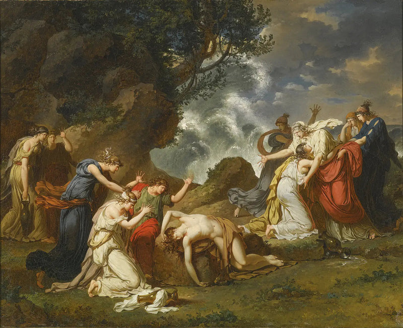 Hécube die het lichaam van haar zoon Polydorus ontdekt - Charles Meynier

Source:
Hécube découvrant le corps de son fils Polydore - Charles Meynier