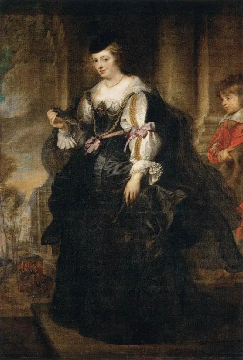 Hélène Fourment in de koets - Peter Paul Rubens