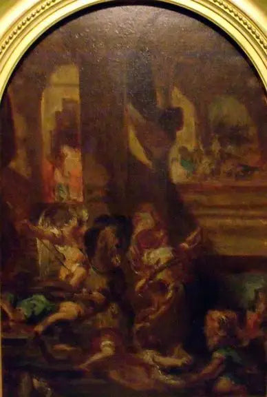 Héliodore uit de tempel verdreven - Eugène Delacroix