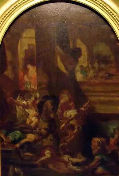 Héliodore uit de tempel verdreven - Eugène Delacroix
