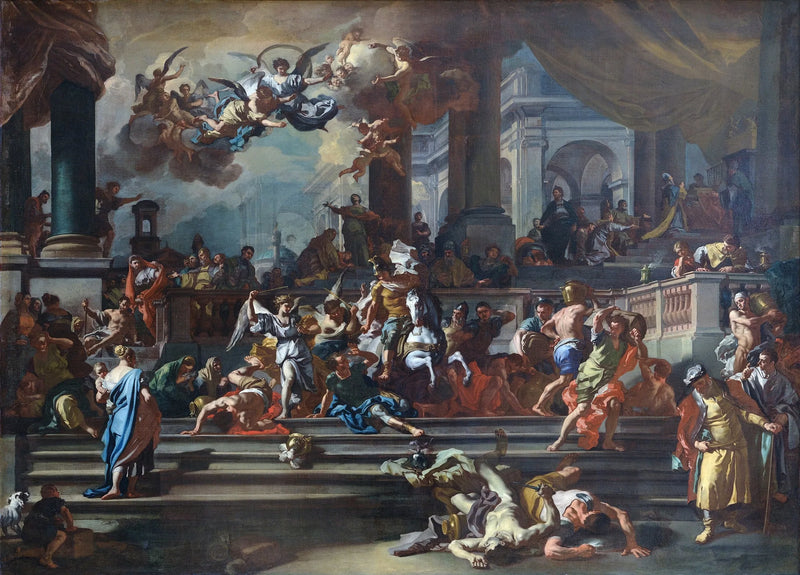Heliodorus uit de Tempel verdreven - Francesco Solimena