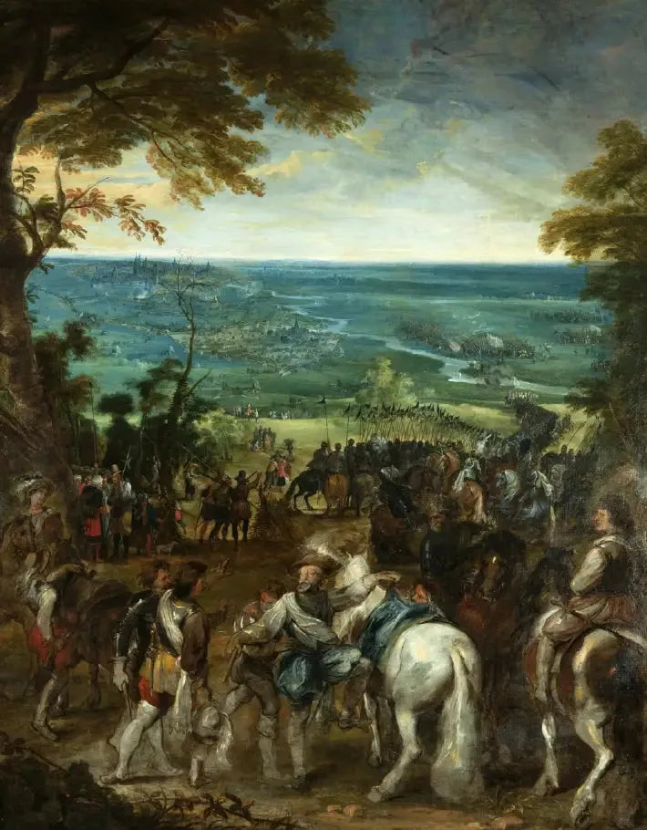 Henri IV aan het beleg van Amiens - Peter Paul Rubens