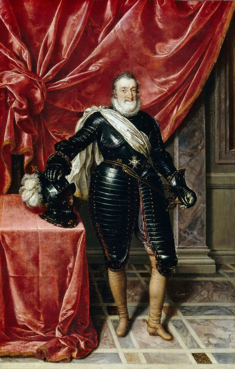 Henri IV, koning van Frankrijk, in harnas - Frans Pourbus de Jonge

Source:
Henri IV, roi de France, en armure - Frans Pourbus the Younger