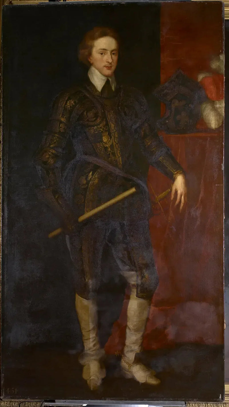 Henri, prins van Wales, zoon van Jacobus I en VI (1594-1612) - Antoine van Dyck

Source:
Henri, prince de Galles, fils de Jacques Ier et VI (1594-1612) - Antoine van Dyck