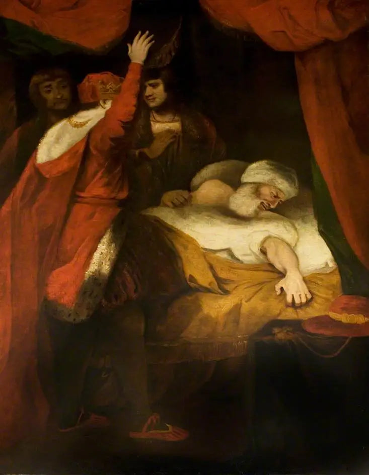 Henri VI, tweede deel, acte III, scène 3, de dood van kardinaal Beaufort (uit de Boydell-serie) - Joshua Reynolds

Source:
Henri VI, deuxième partie, acte III, scène 3, la mort du cardinal Beaufort (de la série Boydell) - Joshua Reynolds