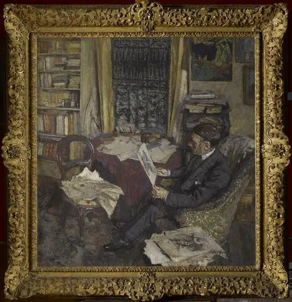 Henri-Xavier Fontaine - Édouard Vuillard image 1 reproduction réalisée par Alpha Reproduction