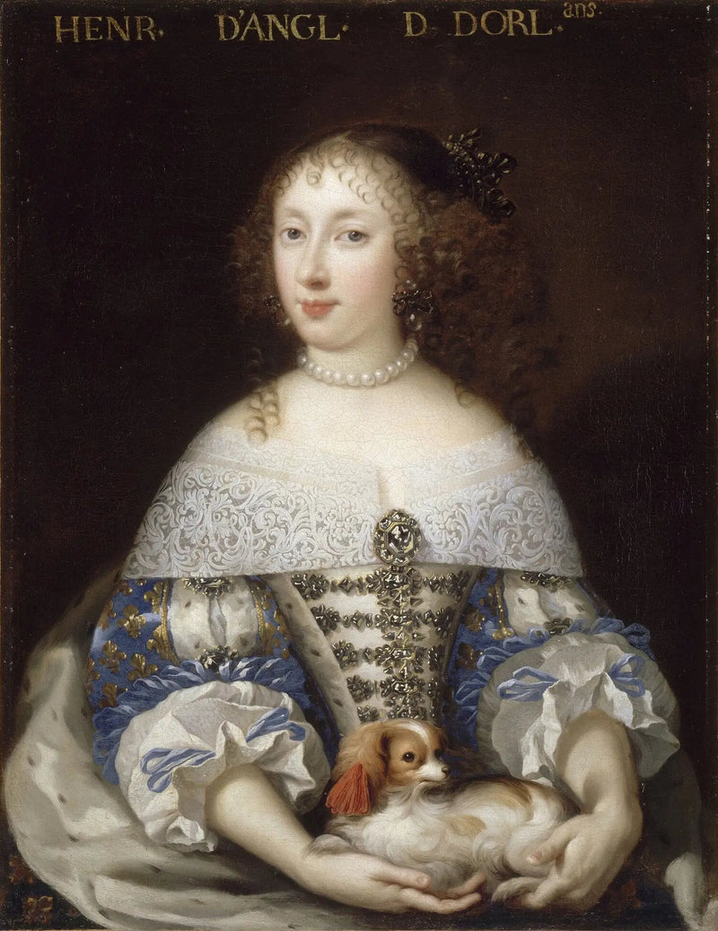 Henriette-Anne van Engeland, hertogin van Orléans, ook wel Madame genoemd (1644-1670) - Jean Nocret