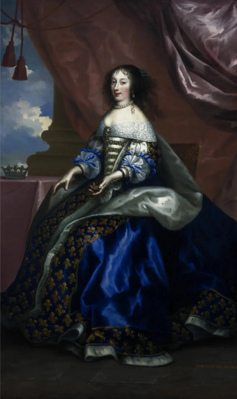 Henriette Anne, hertogin van Orléans, 1644 - 1670. Vijfde dochter van Karel I - Jean Nocret