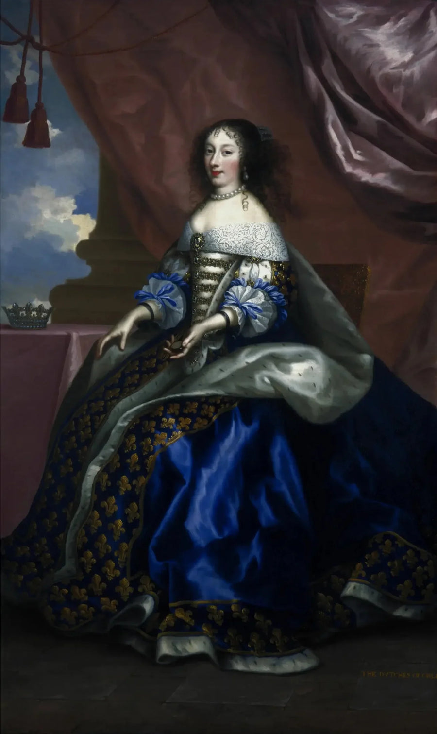 Henriette Anne, hertogin van Orléans, 1644 - 1670. Vijfde dochter van Karel I - Jean Nocret