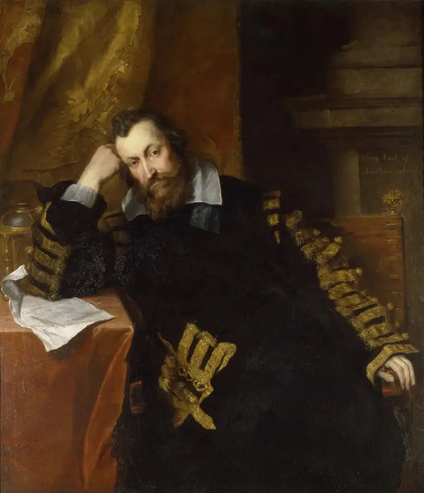 Henry Percy, 9e graaf van Northumberland KG (1564-1632), « De toverachtige graaf » - Antoine van Dyck

Source:
Henry Percy, 9e comte de Northumberland KG (1564-1632), « Le comte sorcier » - Antoine van Dyck