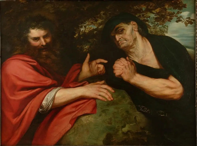 Héraclite en Démocrite - Peter Paul Rubens