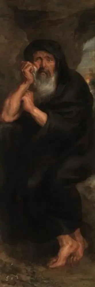 Héraclite, de filosoof die huilt - Peter Paul Rubens