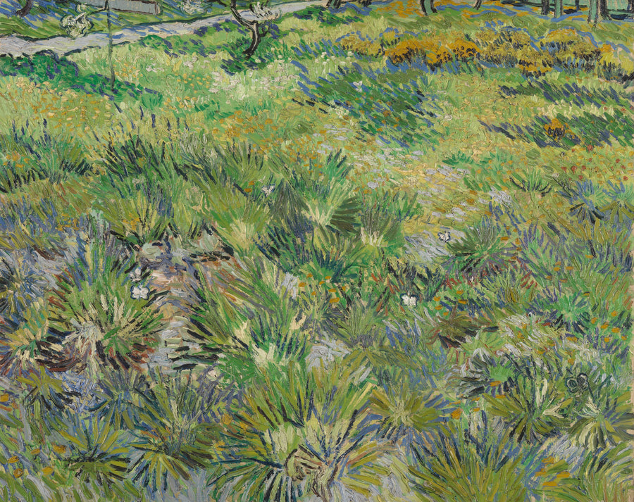 Lang gras met vlinders - Vincent van Gogh
