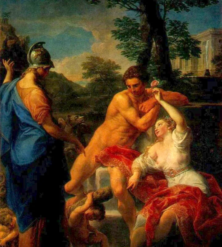 Hercules bij de kruising der wegen - Pompeo Batoni