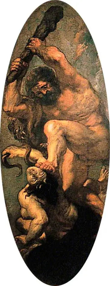 Hercules verplettert de tweedracht - Peter Paul Rubens