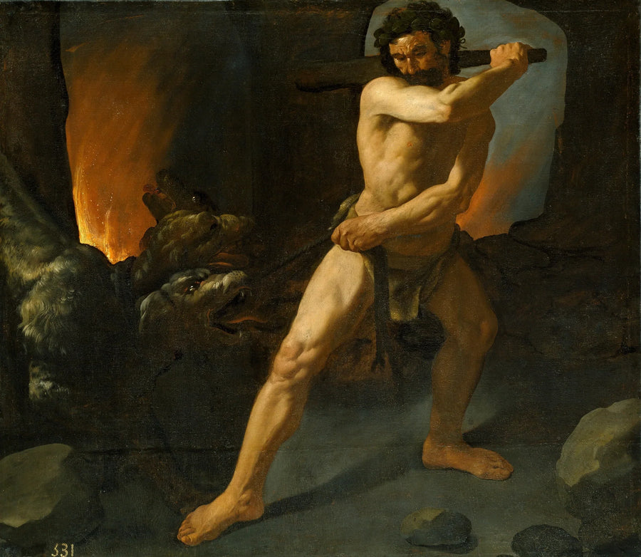 Hercules en Cerberus - Francisco de Zurbarán