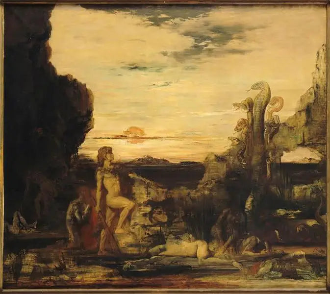 Hercules en de Hydra van Lerna - Gustave Moreau