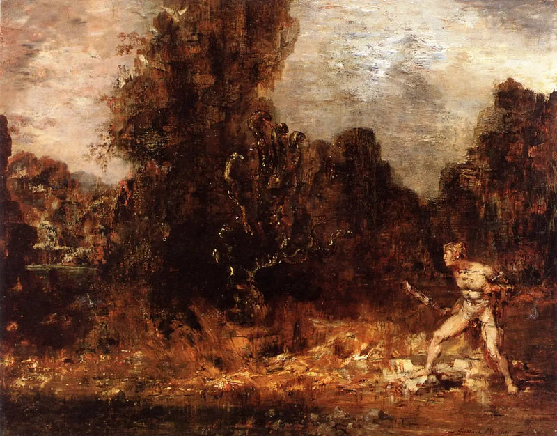 Hercules en de Hydra van Lerna - Gustave Moreau