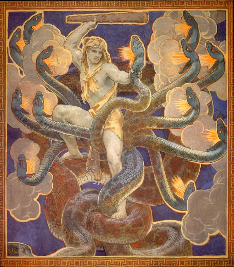 Hercules en de Hydra - John Singer Sargent