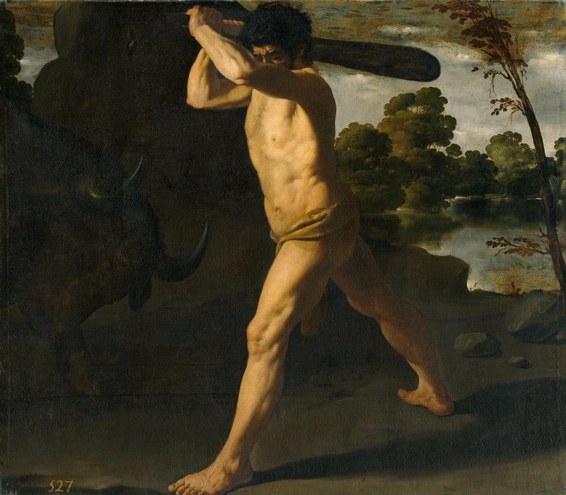Hercules en de Kretenzische stier - Francisco de Zurbarán